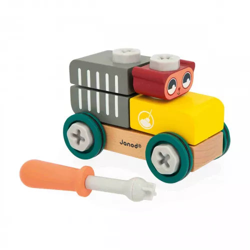 Brico´Kids, coche oso bricolaje - Janod