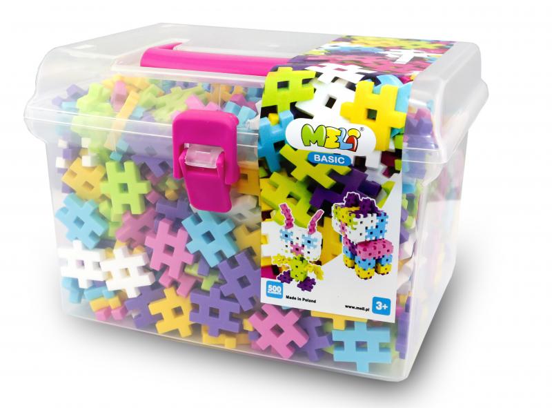Meli Basic Pastel Travel Box 500 piezas
