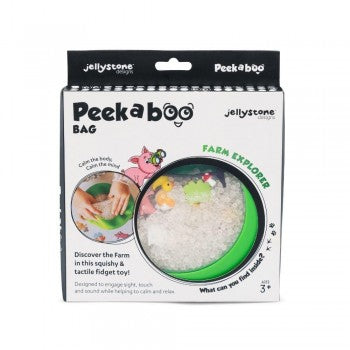 Bolsa sensorial Peekaboo Farm - Jellystone