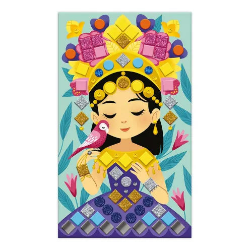 Tarjetas decorables Mosaicos princesas y hadas - Janod
