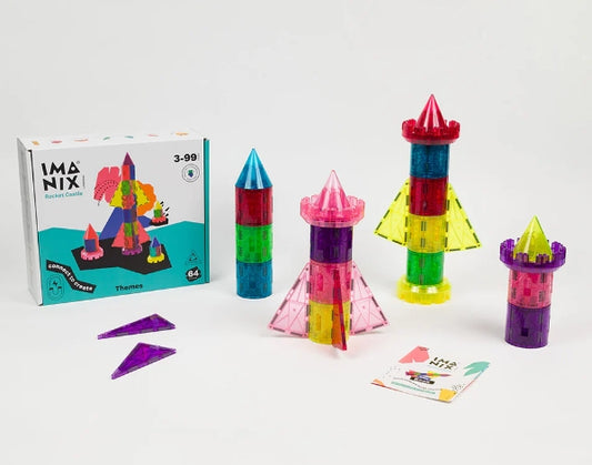 Imanix Rocket Castle 64 piezas - Braintoys