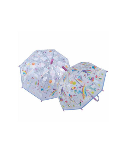Paraguas cambia de color, Fantasy transparente - Floss & Rock