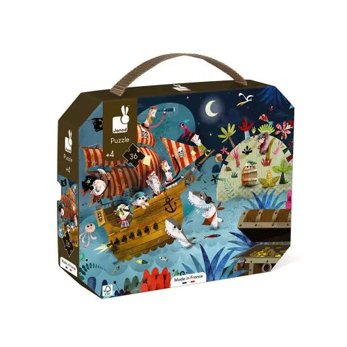 Puzzle En búsqueda del tesoro 36 piezas - Janod