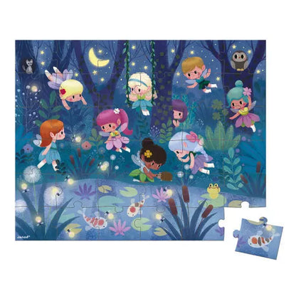 Puzzle Hadas y nenúfares 36 piezas - Janod
