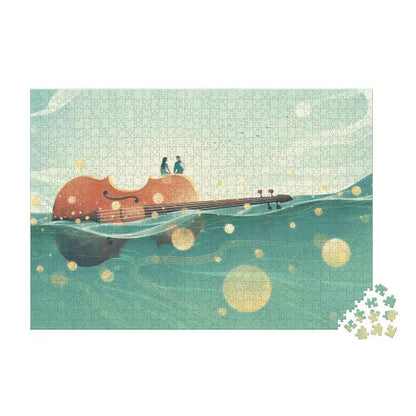 Puzzle Romance en el mar 1000 piezas - Janod
