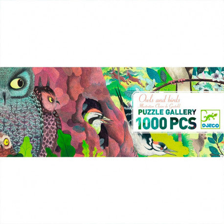 Puzzle galería Búhos y Pájaros - Djeco
