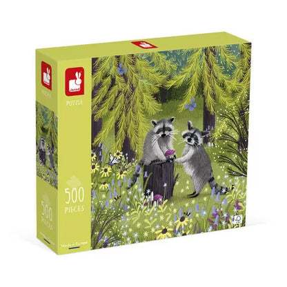 Puzzle Mapaches 500 piezas - Janod