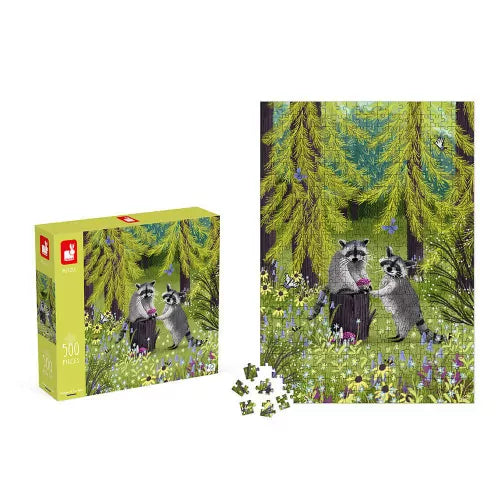 Puzzle Mapaches 500 piezas - Janod