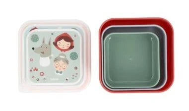 3 Cajas Almuerzo Little Red - Tutete