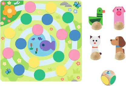 Set de 5 juegos educativos, En la granja - Djeco