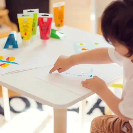 6 tubos de pintura de dedos, colores pasteles - Djeco