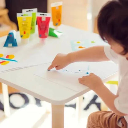 6 tubos de pintura de dedos, colores pasteles - Djeco