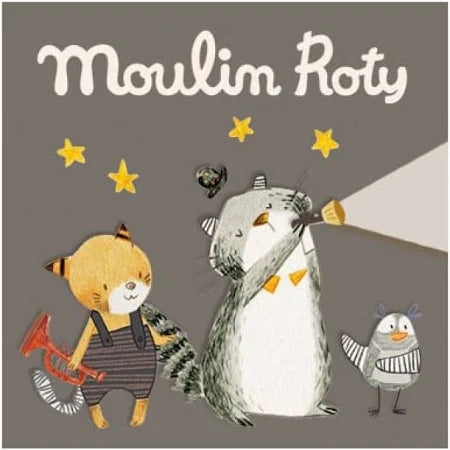 3 discos recambio linterna proyectora, Moustaches - Moulin Roty