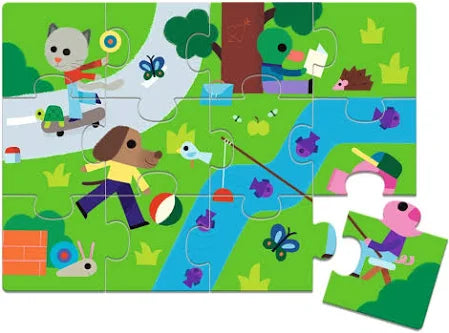 Set de 5 juegos educativos, En la granja - Djeco