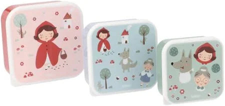 3 Cajas Almuerzo Little Red - Tutete