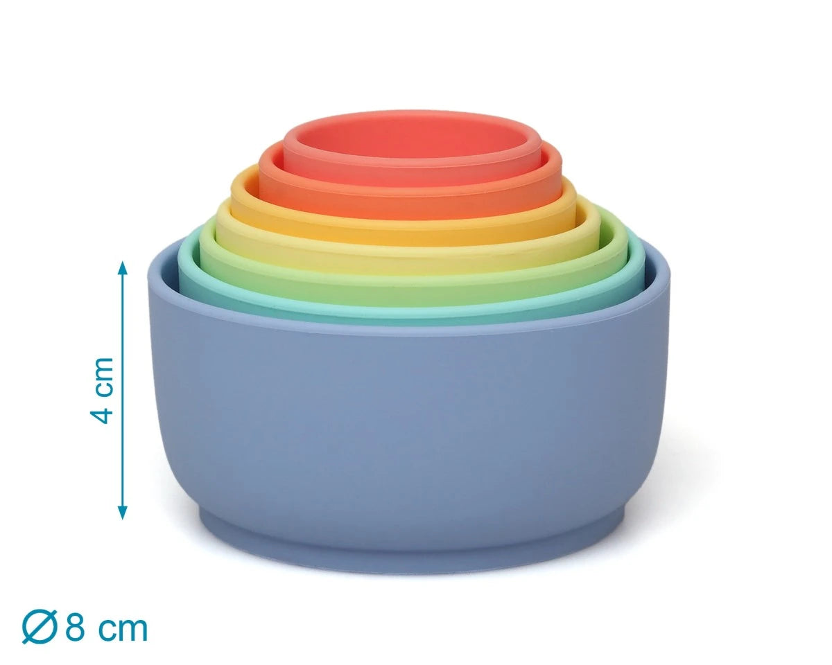 Juego de apilables en silicona - Kiokids