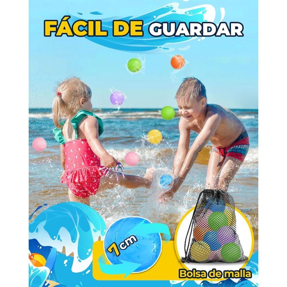 Globos de agua reutilizables Glitter- Soppycid