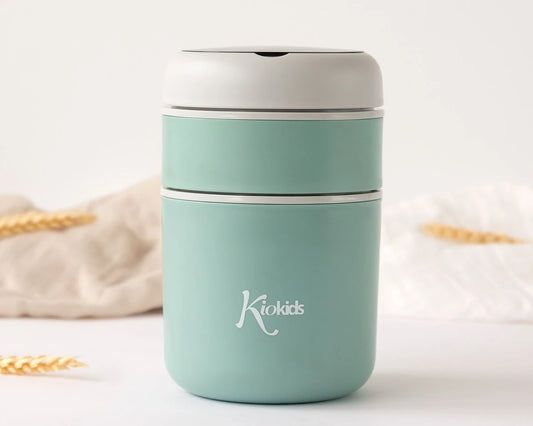 Termo con compartimentos 710 ml, salvia - Kiokids