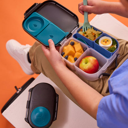 Bandeja organizadora de silicona para fiambrera Mini Lunchbox, Ocean - B.Box