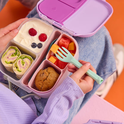 Bandeja organizadora de silicona para fiambrera Mini Lunchbox, Berry - B.Box