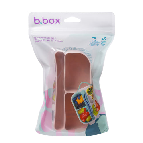 Bandeja organizadora de silicona para fiambrera Mini Lunchbox, Berry - B.Box