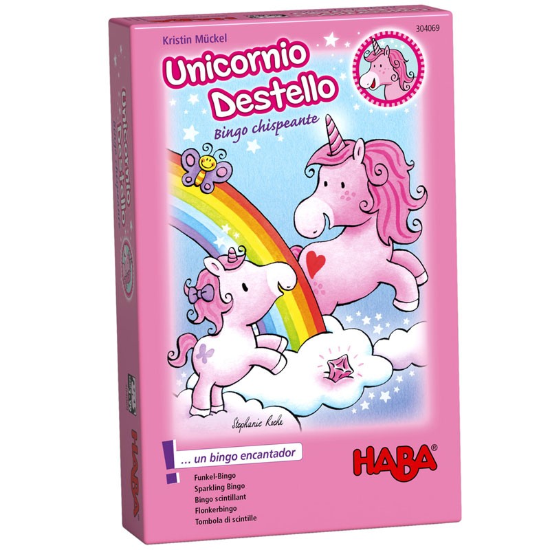 Unicornio Destello - Bingo chispeante - Haba