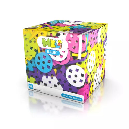 Meli Basic Constructor Pastel Set 60 piezas