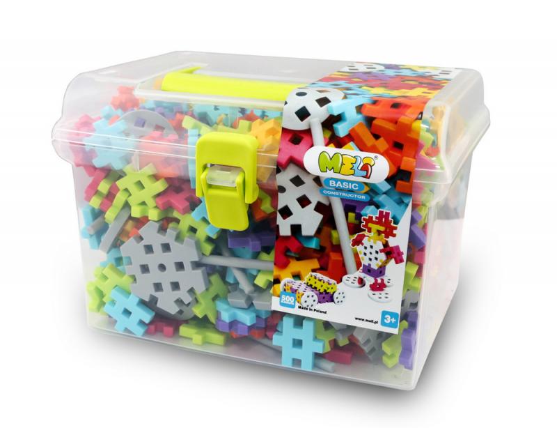 Meli Basic Constructor Travel Box 500 piezas