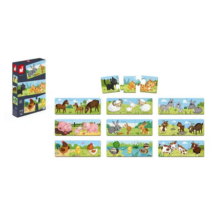 10 puzzles trionimo - Janod